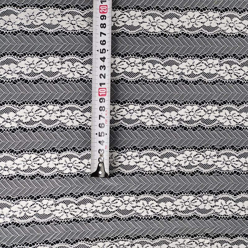 Lace Fabric Geometric Cutwork for Women's Wear Wholesale Supplier 9